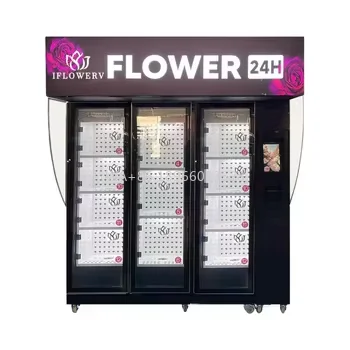 System to Keep Fresh with 11 LockersOutside Flower Vending Machine Fully Automatic Locker with Cooling