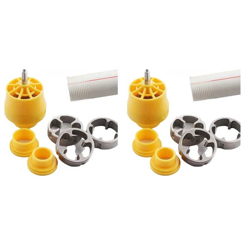 

SEWS-2 Set PVC Thread Maker Tool For Electric Drill,Electric Drill PVC Thread Maker Tool,Pipe Threader Plumbing Tool