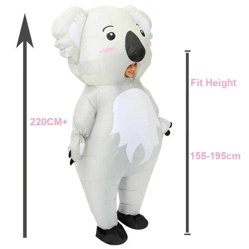 Simbok Anime Halloween Party Cosplay Costume Koala Inflatable Costume Animal Mascot Carnival Funny Fancy Dress Up For Adult }