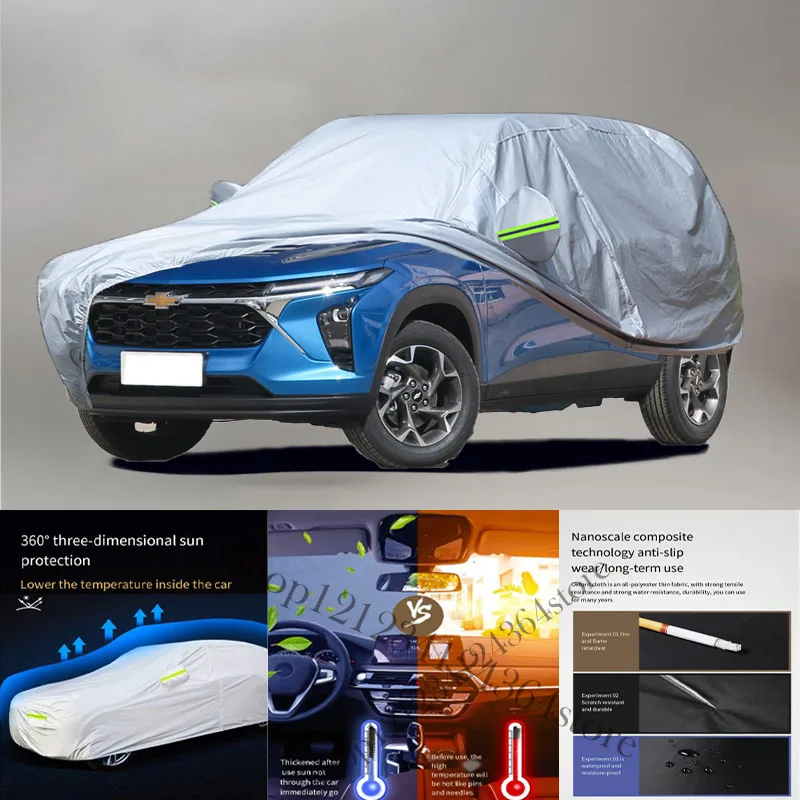 

For Chevrolet Seeker fit Outdoor Protection Full Car Covers Snow Cover Sunshade Waterproof Dustproof Exterior Car cover