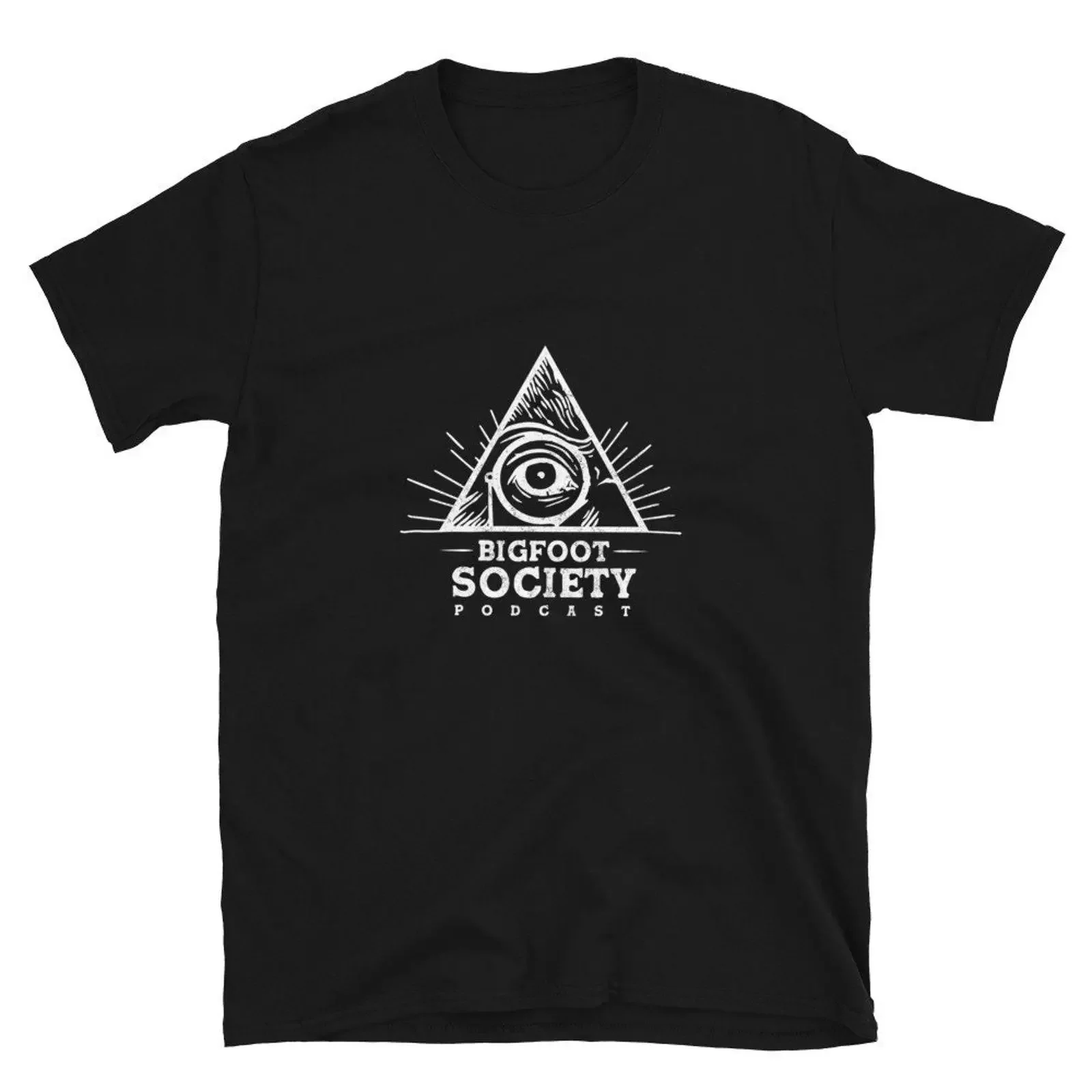 Bigfoot Society PodcasT T Shirt   vintage Washed Comfortable Stretched Top For Everyday Wear Stylish Soft Breathable streetwear