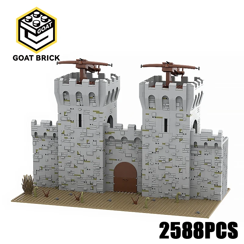 

Средневековый замок Moc, строительный блок, технология средневековых ворот, модульные строительные блоки, модель, подарок, Рождественская игрушка, набор «сделай сам», сборка da