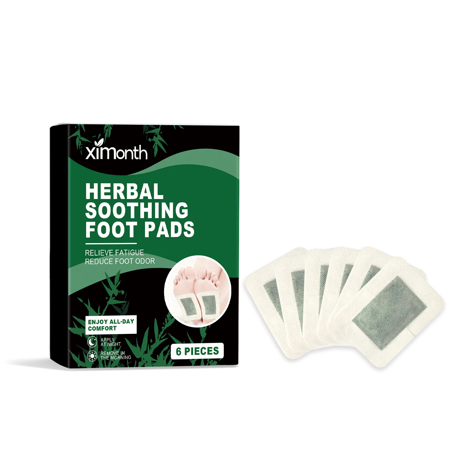Detox Foot Patches Body Toxins Cleansing Reduce Foot Odor Relieve Foot Fatigue Leg Relaxation Detoxification Foot Care Products