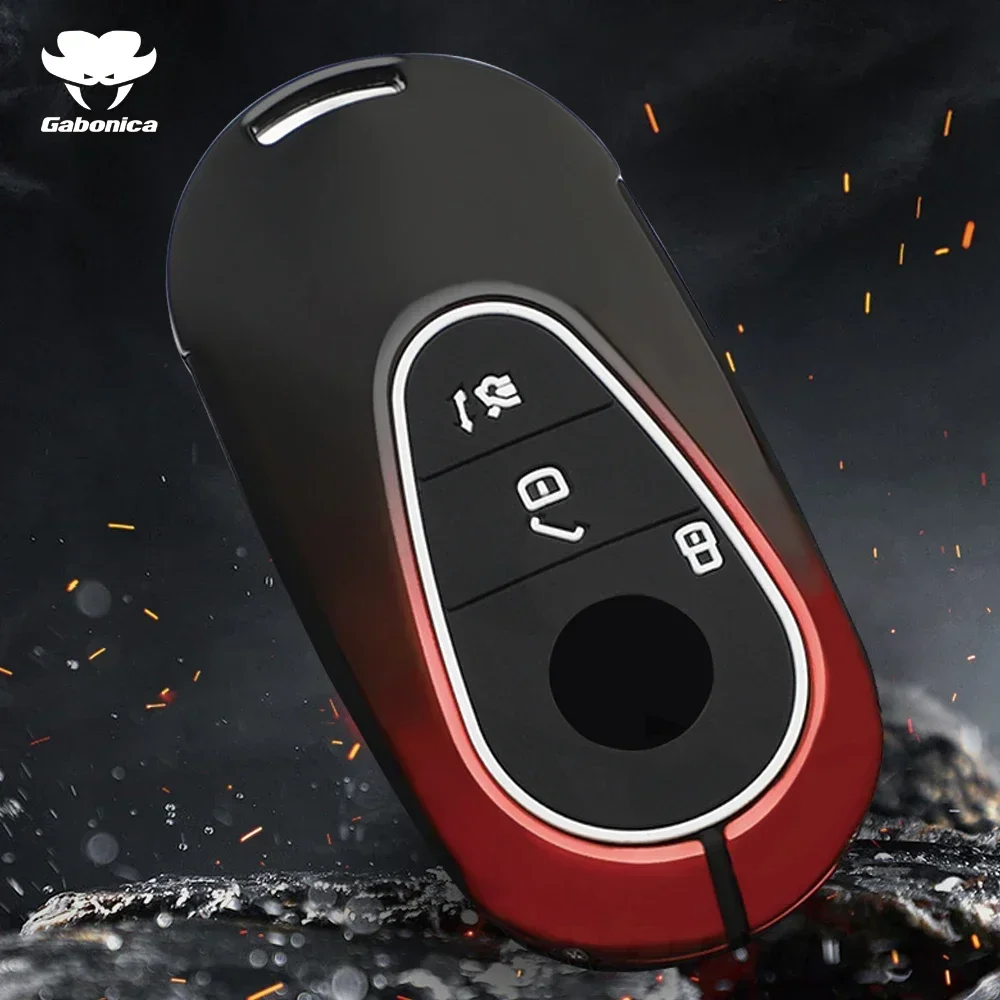 Zinc Alloy Leather Car Key Case Key Case for Mercedes Benz E300 C260 C300 S450 S500 S400L CES Grade GLC W206 W214 W223 Key Fob