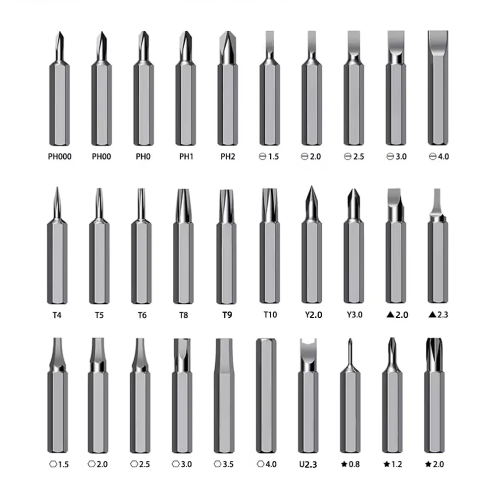 32 in 1 Screwdriver Set Multi-function Precision Screw Driver Bit Magnetic Torx Hex Repair Device Hand Tools for Phone Laptop