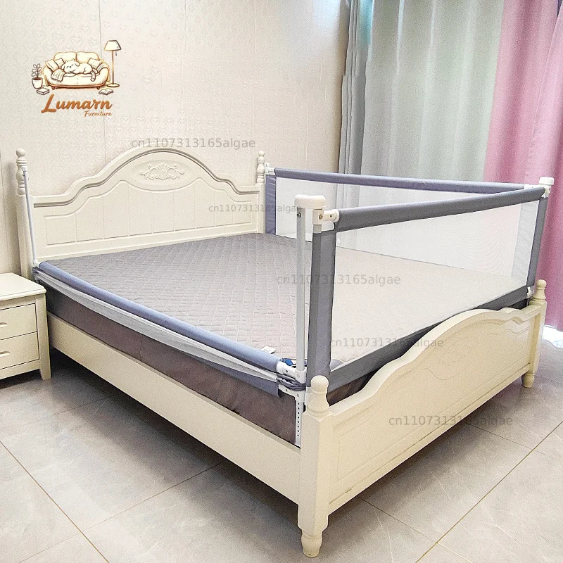 150-200cm Baby Safety Bed Guardrail Adjustable Height Bed Barrier Liftable Baby Activity Fence Portable Bed Rail Bumpers