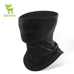 Qunature Thermal Face Cover Balaclava Winter Warmer Fleece Headband Skin-friendly Ski Tube Scarf Snowboard Half Face Mask