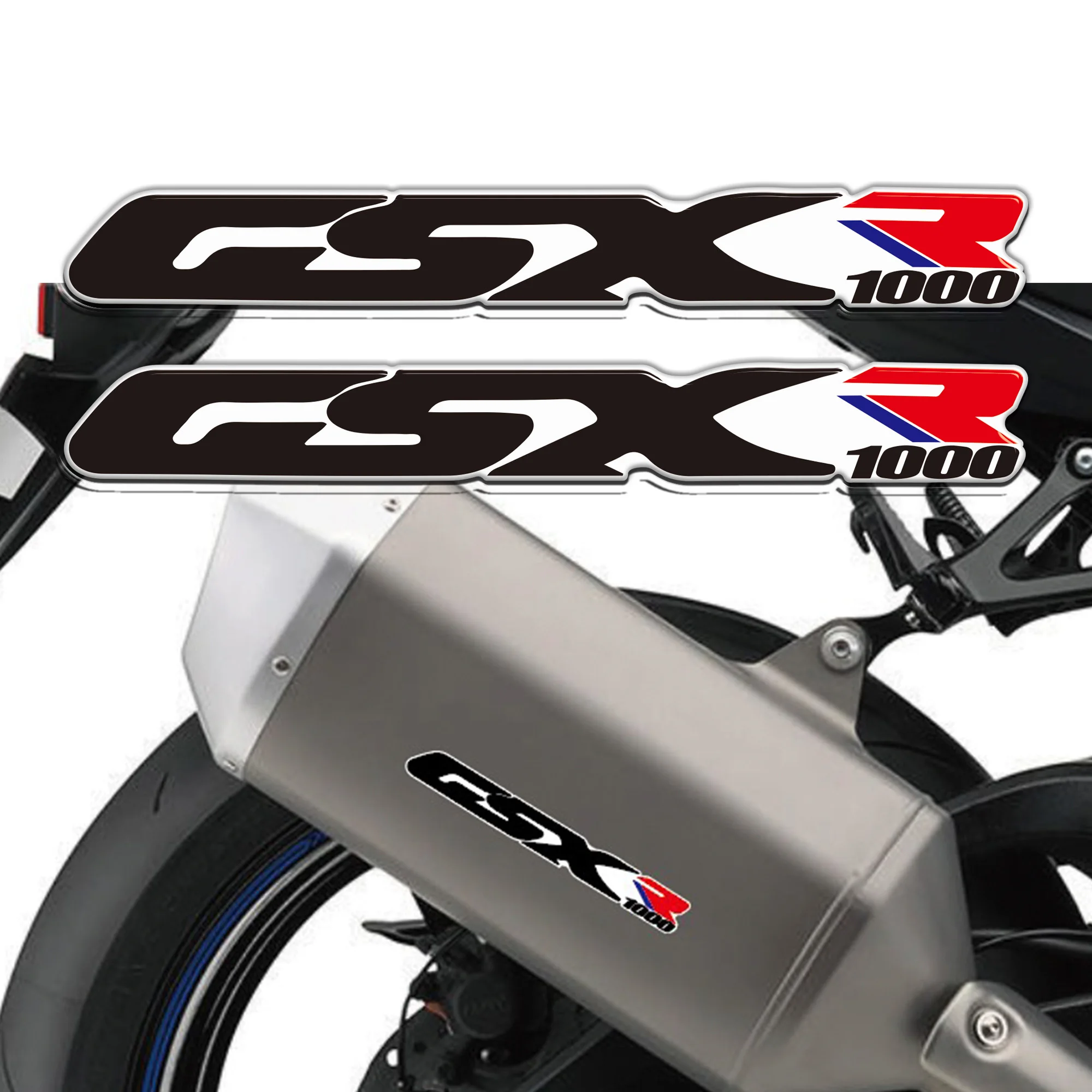 Cocok untuk Suzuki GSX-R1000 GSX-R 1000 GSX-R1000RZ GSX-R1000R GSX R1000 pelindung stiker 3D, bantalan tangki bahan bakar dapat menahan bahan bakar.