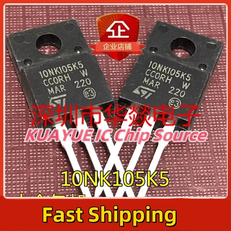 10PCS-30PCS 10NK105K5  STF10NK105K5   TO-220F  Fast Shipping Quality Guarantee