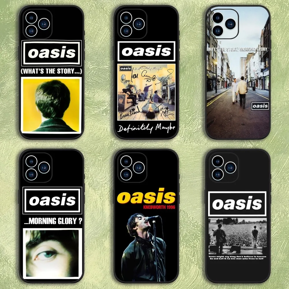 Band-O-Oasis Phone Case For iphone15 14 13 12 11 Pro Max Mini X 7 8 Soft Case