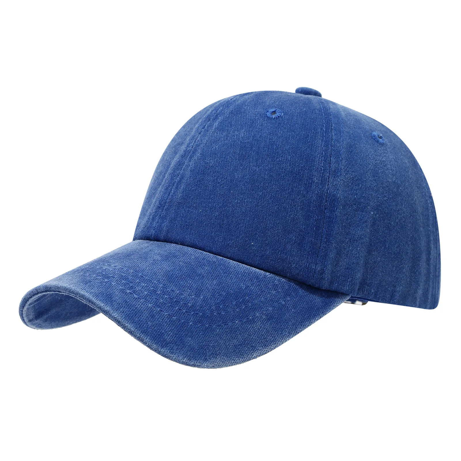 Individuell bedrucktes Logo, komplett aus Baumwolle gewaschene Vintage-Baseballkappe, Arbeitsreise-Sonnenhut, geeignet für Männer und Frauen – Detail 5