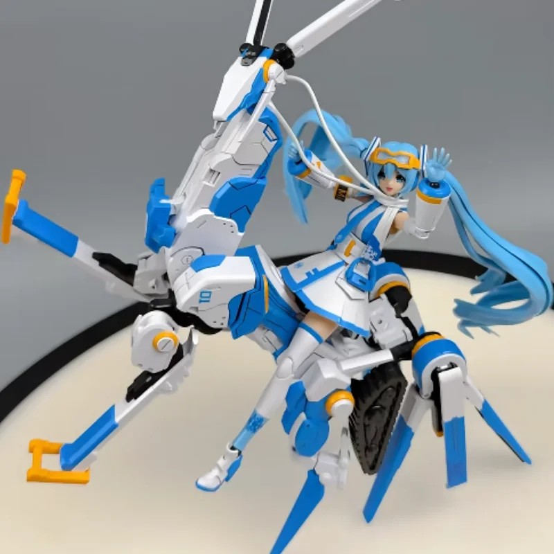 

Snow Hatsune Miku Assembly Snowmobile Mechanical Deer Plastic Action Model Kit Anime Ornament Figure Customized Toy Kid Gift