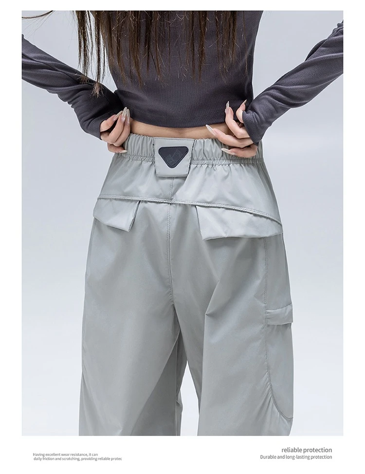 Unisex Wasserdichte & Reißfeste Wanderhose – 3D Anti-Falten, Verstellbarer Bündchen-Kordelzug für Outdoor-Trekking & Freizeitkleidung – Detail 19