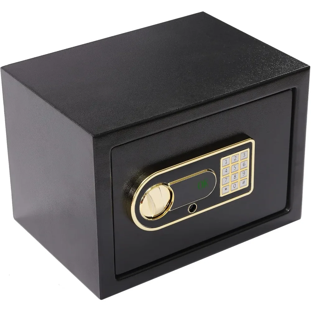 Caja fuerte digital de 22 litros, caja fuerte para documentos ignífuga, gabinete para documentos de pared, caja fuerte para cinturón, caja fuerte ignífuga para almacenar artículos valios