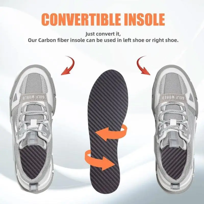 

Carbon Fiber InsoLe for Men RunninG Sports Foot Insert BreathabLe Shoes Pads Female Sport Shoe-pad orthotic Shoe Sneaker InsoLes