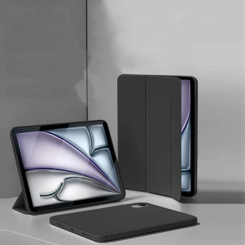 Tablet Case for iPad Air 11 M4 M3 M2 2026 2025 2024 11 inch Slim PU Leather Smart Cover Auto Sleep Wake Protective Shell