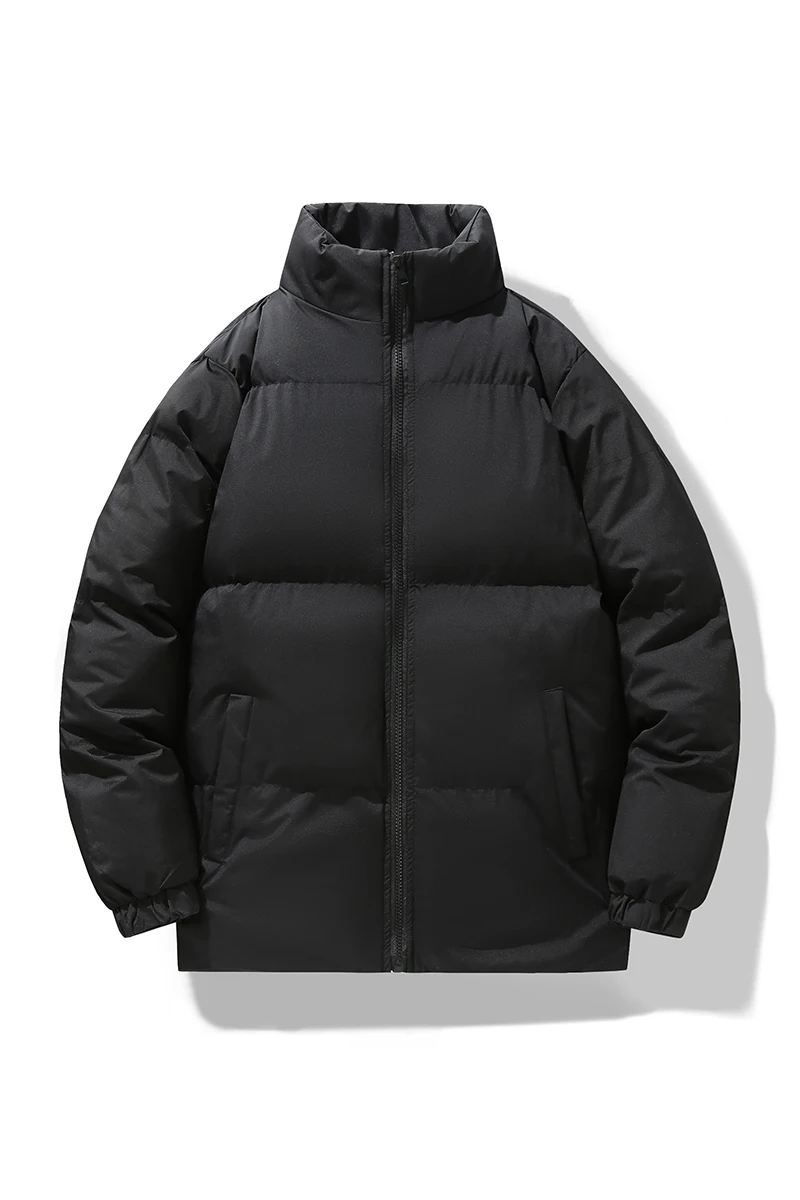 

Men New Winter Down Cotton Coat Male Stand Collar Casual Parkas Men Warm Trendy Brand Outerwear Winter Windproof Mens Parkas