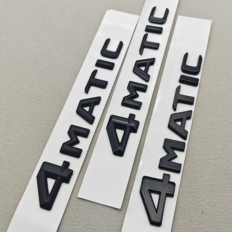 ثلاثية الأبعاد ABS كروم سيارة رسائل 4MATIC 4 MATIC الخلفي الجذع شارة شعار لمرسيدس بنز C E G S GLC GLS الفئة AMG ملصق اكسسوارات