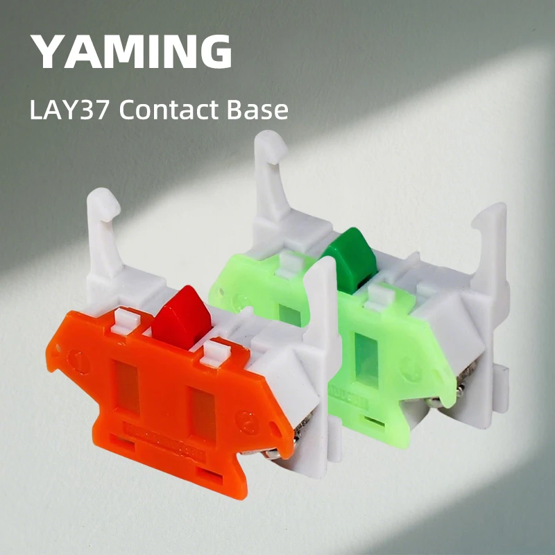 

LAY37 Контактная база Аксессуары Клеммы Кнопочный переключатель PBC Y090 Нормально открытый Нормально закрытый 1НО 1НЗ