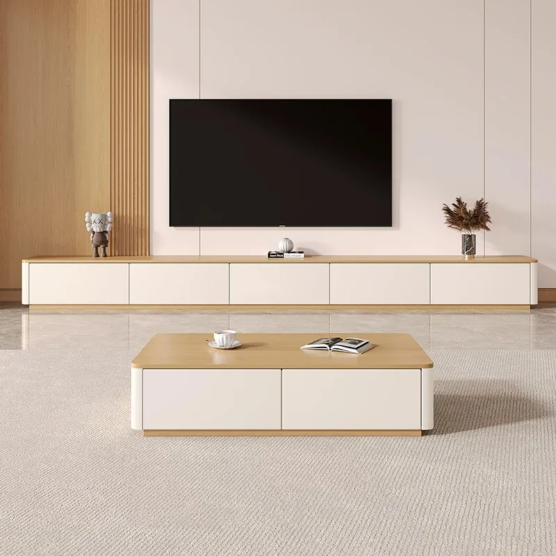Corner Trendy TV Stand Secure Popular Media Console Minimalist Space Saving Fernsehschrank Storage Cabinet Furniture