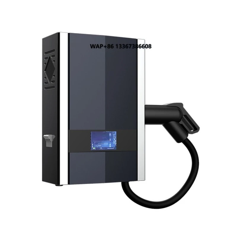 Wall-mounted Commercial EV Wall Charging Mount Electric Car Charger Station