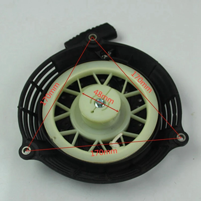 ABJA-Recoil Starter สําหรับ Honda GXV160 1P61 เครื่องยนต์เครื่องตัดหญ้าหญ้าเครื่องตัดแปรงดึงเริ่มต้น Rewind Starter เปลี่ยน