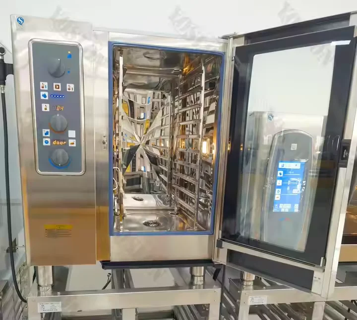 فرن كومبي تجاري من YOSLON لمطاعم الفنادق، 6 صينية باخرة للخبز الصناعي، خبز البط، معدات المخابز الجديدة