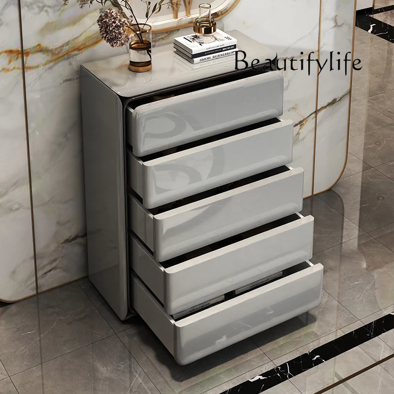 

D25 chest of drawers Modern light luxury chest of drawers Bedroom bedside storage Living room storage decorative cabinet