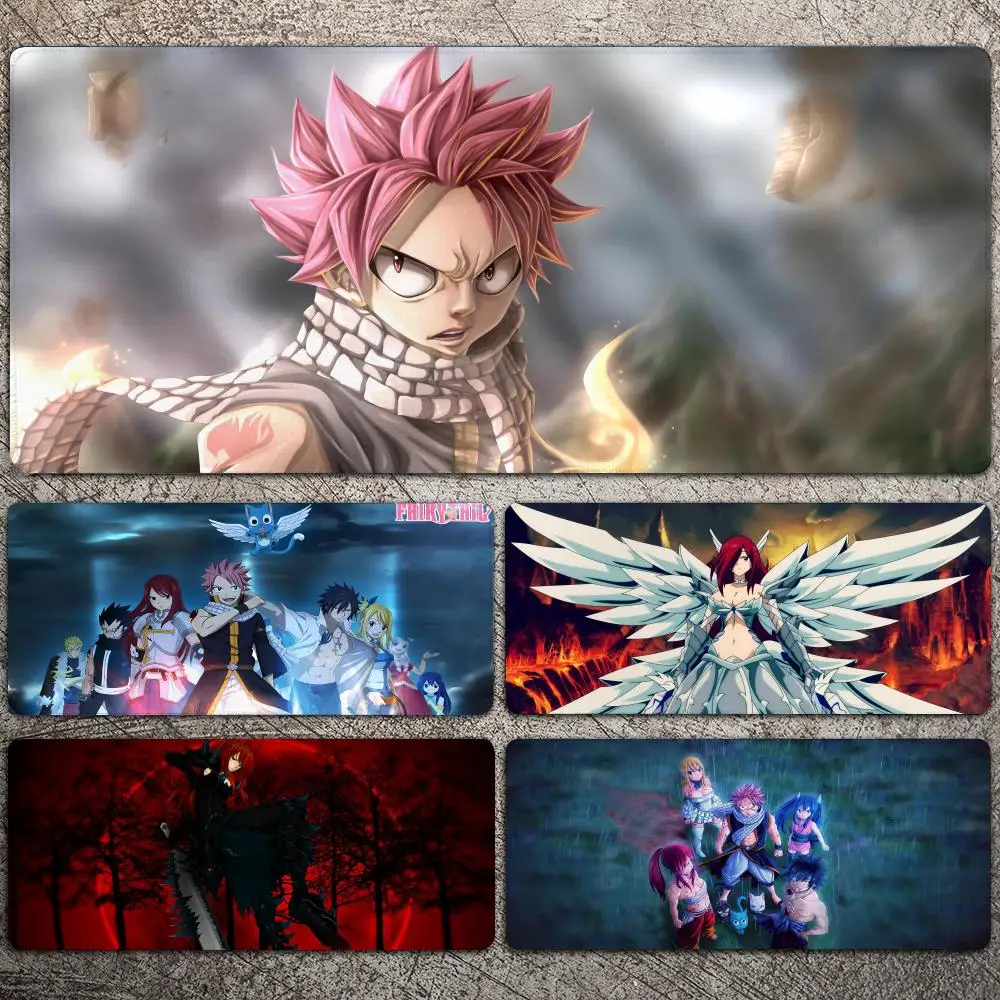 Anime Fairy Tail Mousepad Large Gaming Mouse Pad LockEdge Thickened Computer Keyboard Table Desk Mat