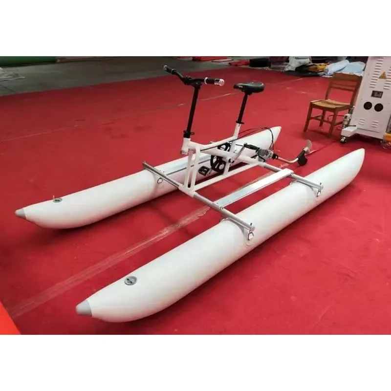 Suitable for aluminum frame load-bearing single person inflatable water bikes, used for renting seawater and fresh water