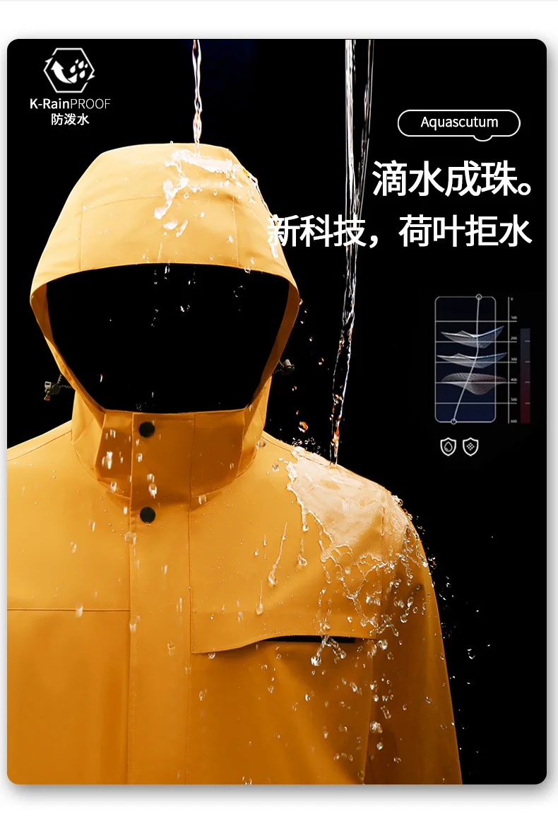 

Spring Autumn Outdoor Jackets Men's Women's Single Layer Windproof Waterproof Coat Fashion Trendy Brand Mountaineering Clothing