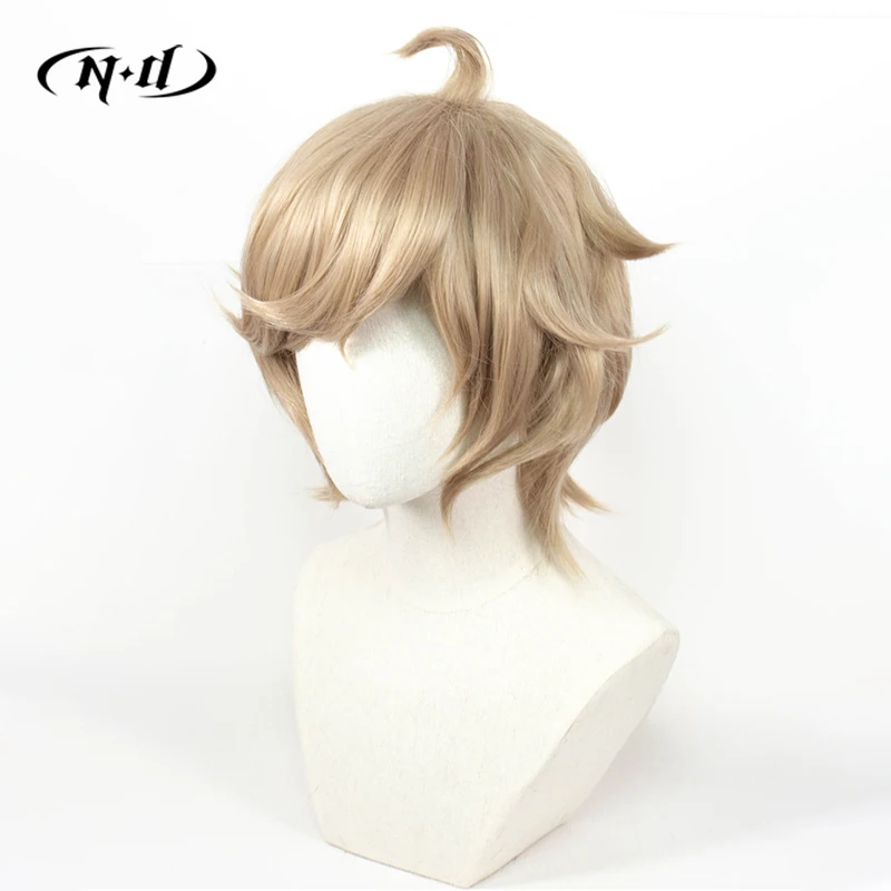 Parrucche Cosplay ND Kanae Parrucchino VTuber Cosplay Parrucche lunghe per capelli corti per Comic Con Coser Costume Festa a tema Resistente al calore