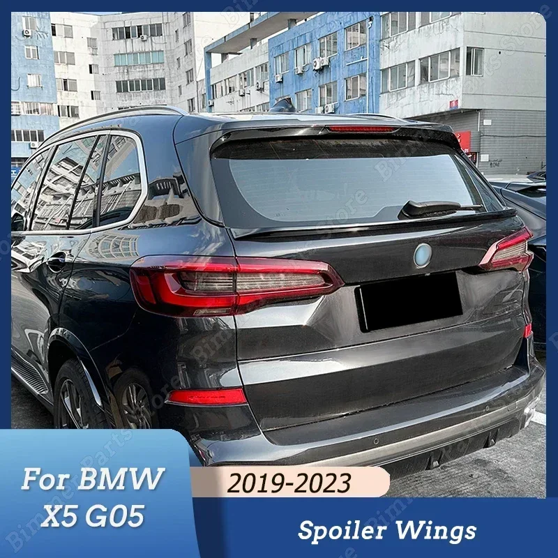 

Car Rear Spoiler Wings Body Kit Tuning For BMW X5 G05 2019 2020 2021 2022 2023 Styling Accessories Carbon Look/Gloss Black ABS