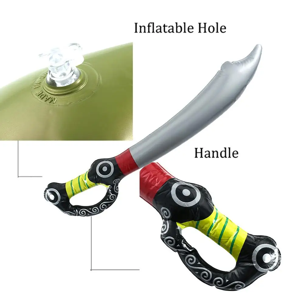 Inflatable Children Toys Loot Party Bag Fillers Water Play Toys Sword Toy Wedding Decoration Pirate Cutlass Swim Pool Play Toys