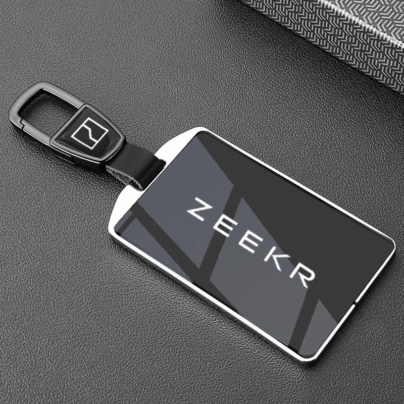 Autozubehör NFC-Karte Zinklegierung TPU Schlüsselhülle Etui Halter Kette für Zeekr 7X 009 007 001 Schlüsselschutz Innenraum-Styling – Detail 4