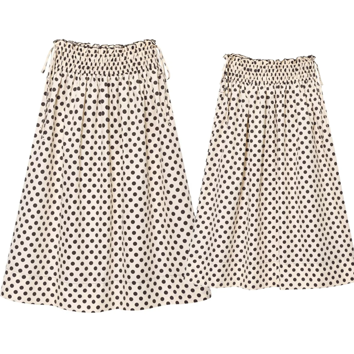

Jenny&Dave Autumn Women's Clothing French Retro Polka Dot Skirt Nordic Minimalist Eegant High Waist A-line Skirt Falda Women