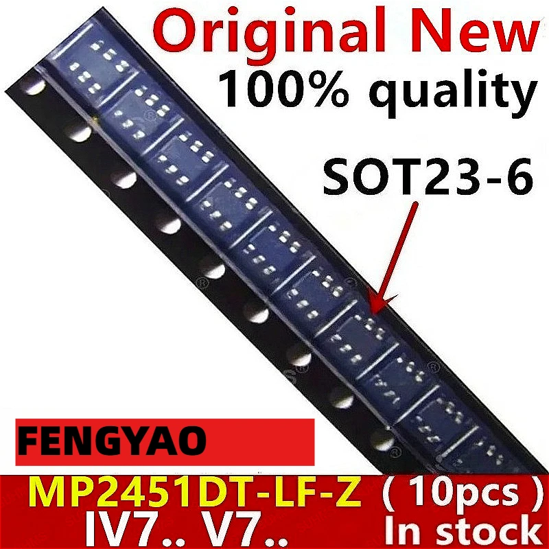(10 piezas) 100% nuevo MP2451DT-LF-Z MP2451DT MP2451 IV7EJ V7EJ V7.. sot23-6