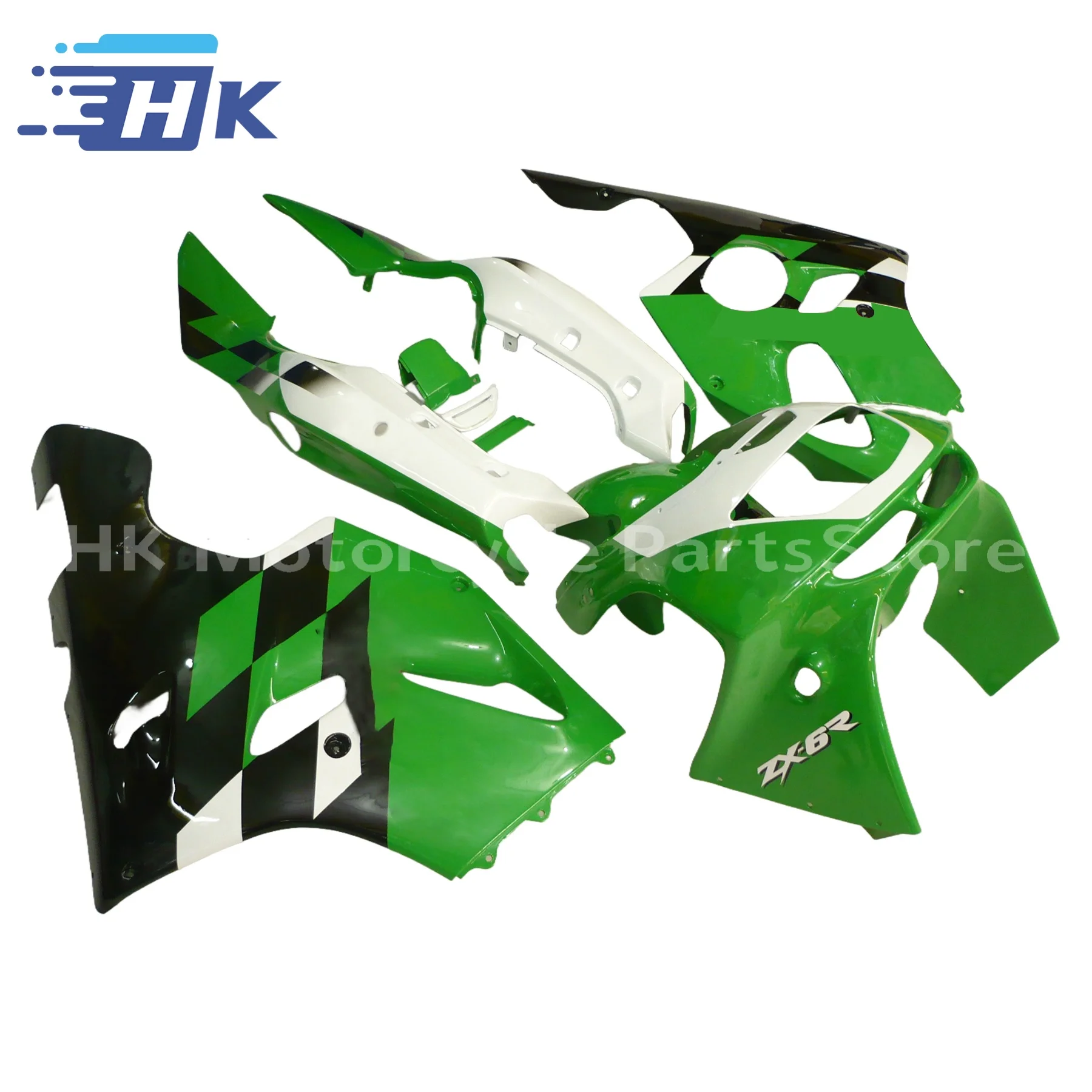 

Обтекатели для Kawasaki ZX6R 636 1994 1995 1996 1997, послепродажный кузов мотоцикла, полный комплект обтекателей ZX 6R 94 95 96 97