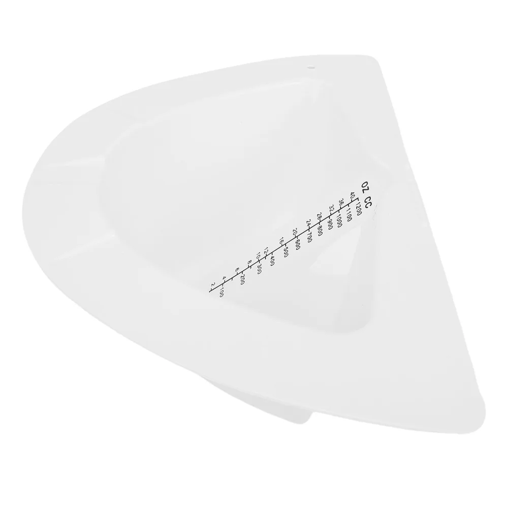 10個入り-プラスチック製-目盛り付き-女性用-採尿器-白-1200ml-体液採取容器