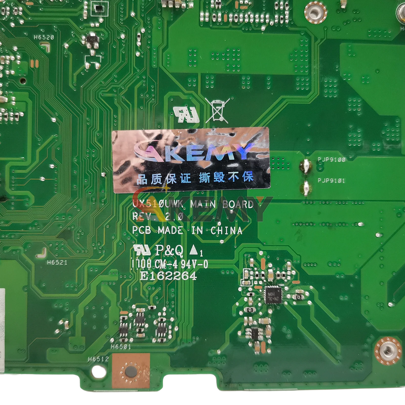 Placa base para ordenador portátil UX510UX para ASUS ZenBook UX510U U5000U V510U UX510UX UX510UW UX510UXK UX510UWK con CPU I3 I5 I7