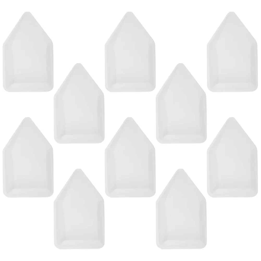 10pcs Weigh Boats 10 Count Measuring Trays Smooth Surface Lab Equipment For Sample Handling Dry Powder Containers Disposable