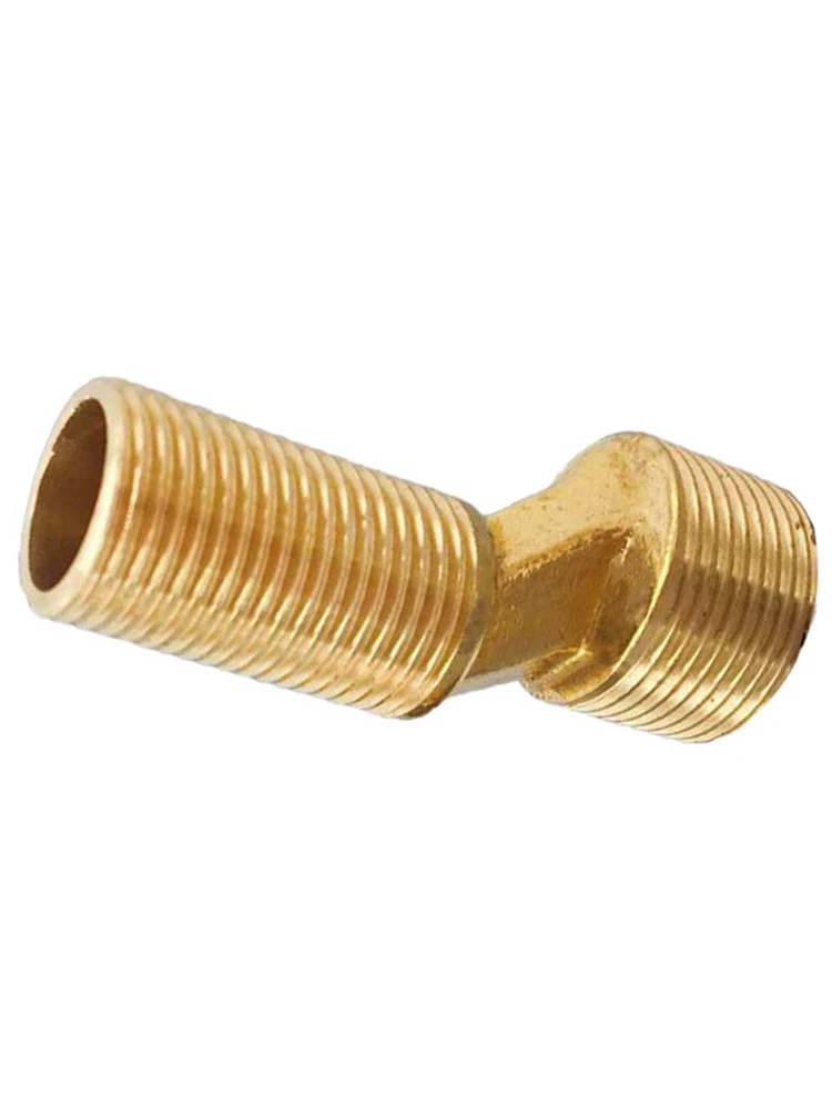 Copper Extended Bend Foot Offset Bend Foot Concealed Shower Reducer Eccentric Screw Fitting Bathtub Faucet Fitting