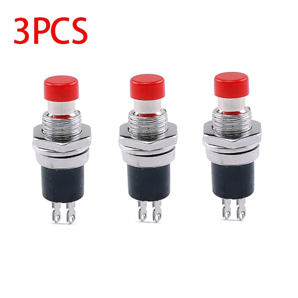 Switch Button Switch 125VAC 3A 250VAC 1A Spare Parts Accessories Contacts Momentary Normally Closed Replacement