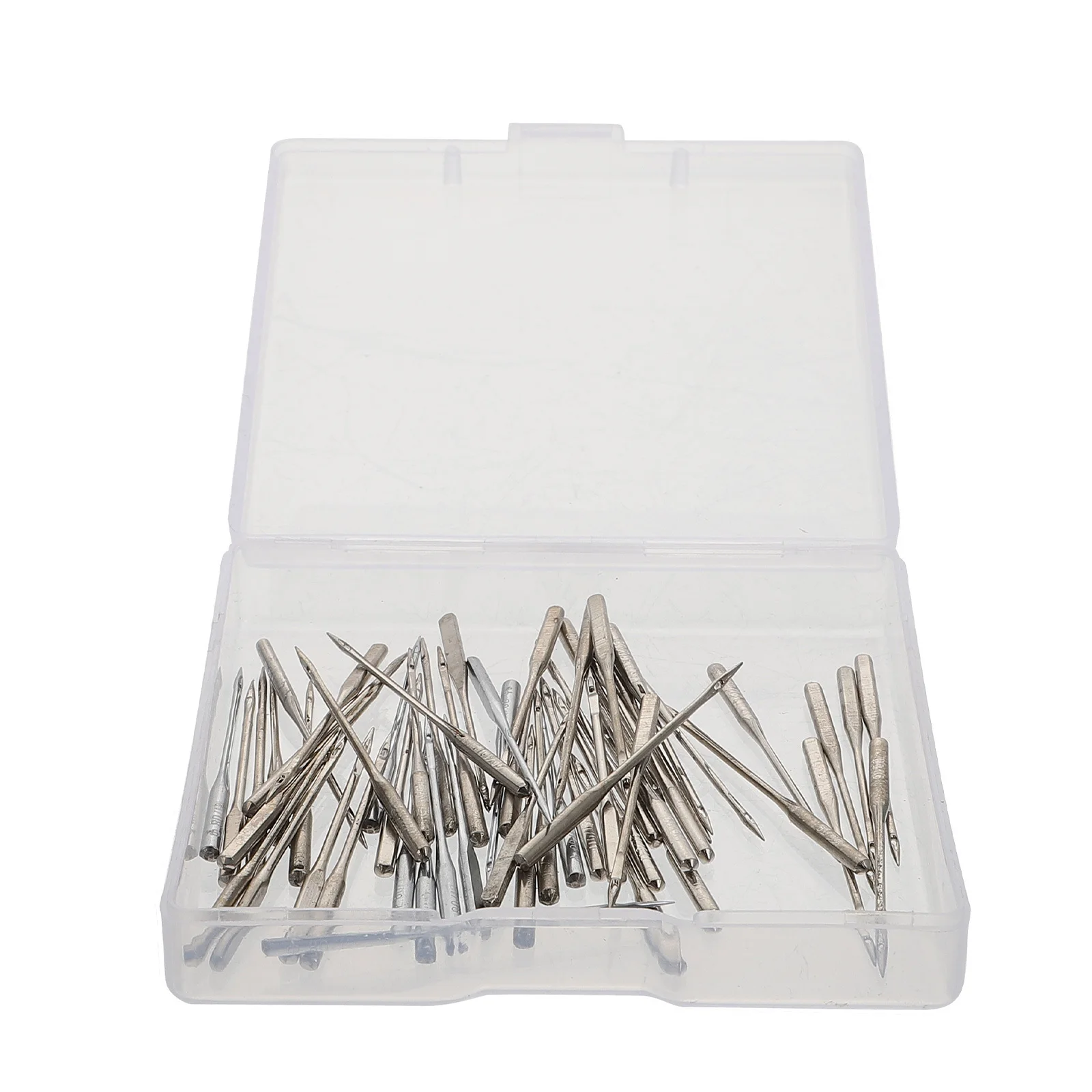 

60Pcs Sewing Machine Needles Stainless Steel Ballpoint Needles for Quilting Denim Industrial Use Home Sewing Accessories