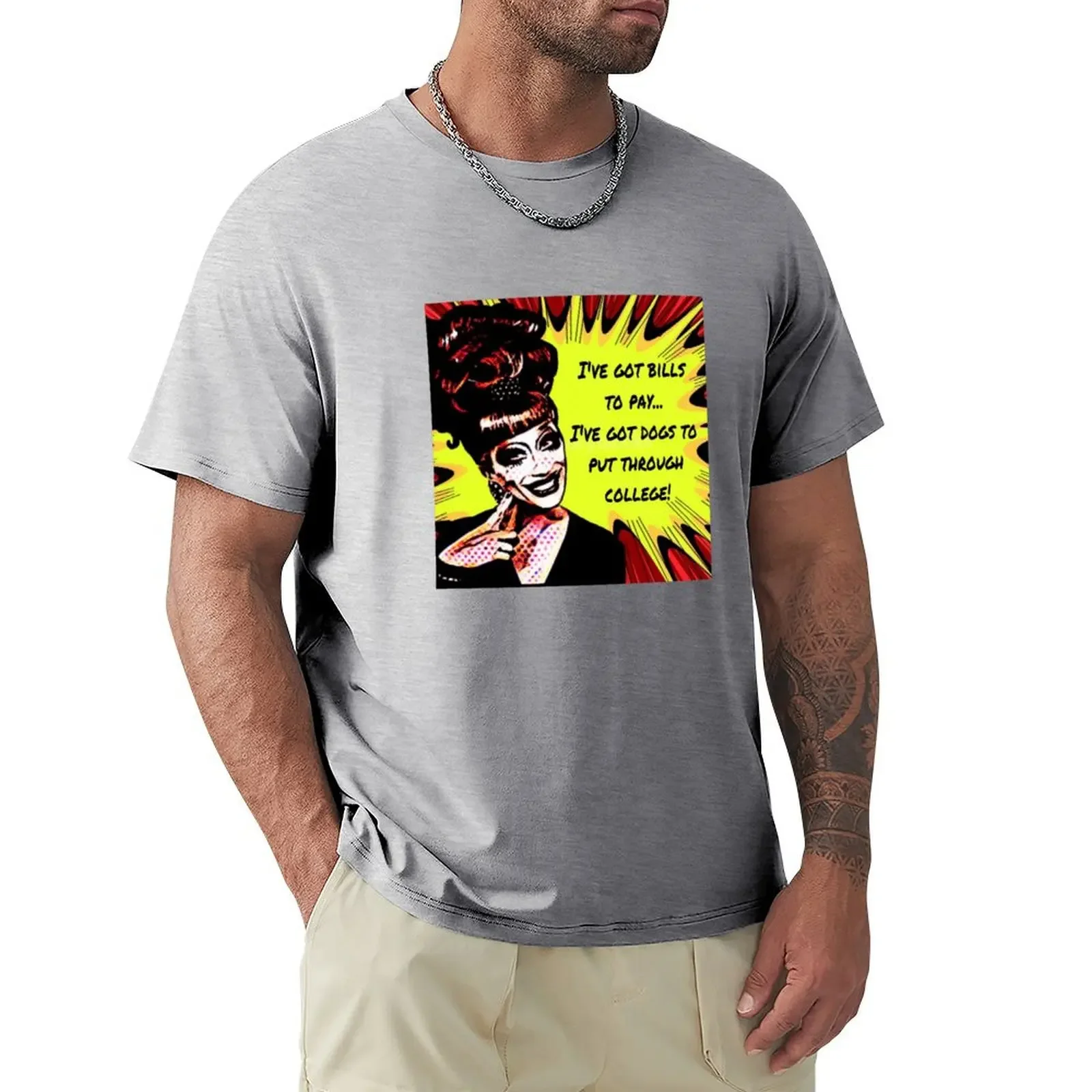 Bianca Del Rio. I've Got Bill to Pay. T-Shirt plus sizes korean fashion plain graphics oversized t shirt men