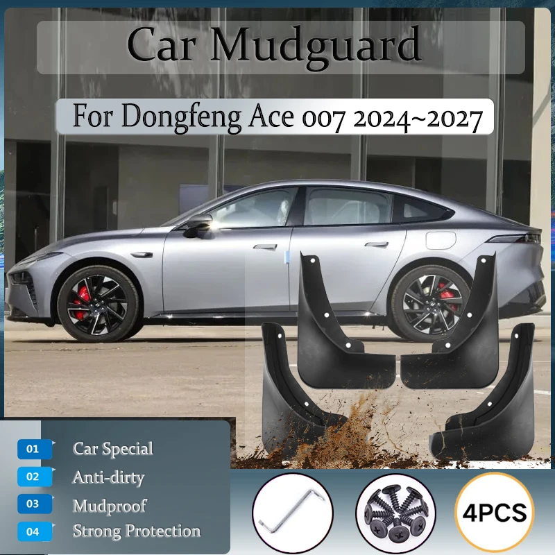 

Car Mudguard For Dongfeng eπ 007 Yipai F7 Ace 007 2024 2025 2026 2027 Antifreeze Fender Door Mud Guard Mudflaps Auto Acesssories