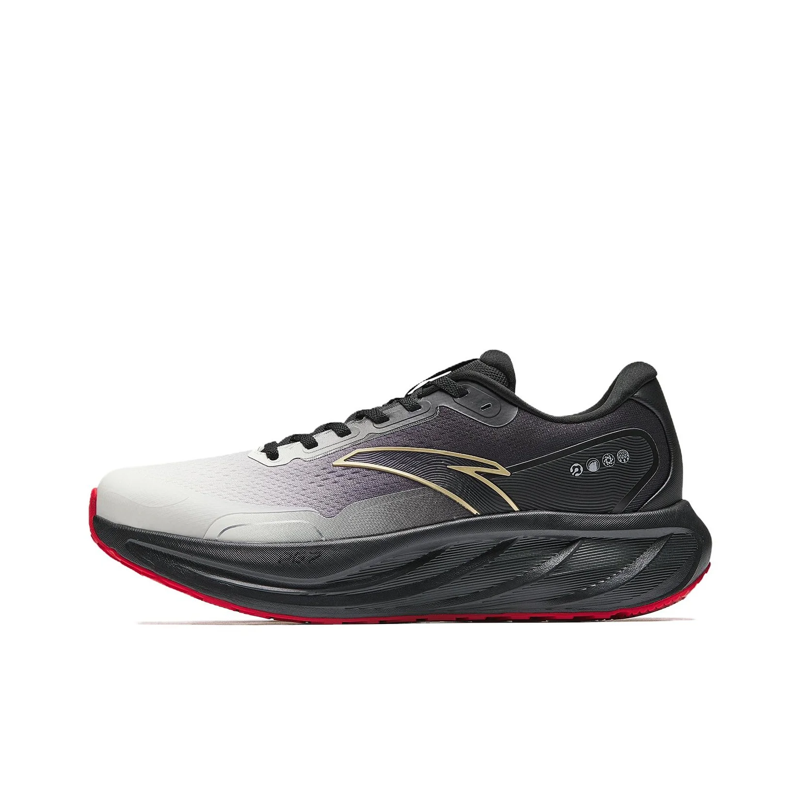 Anta Textile, Synthetic Leather Low top Casual Running Shoes Men's 112545545-7