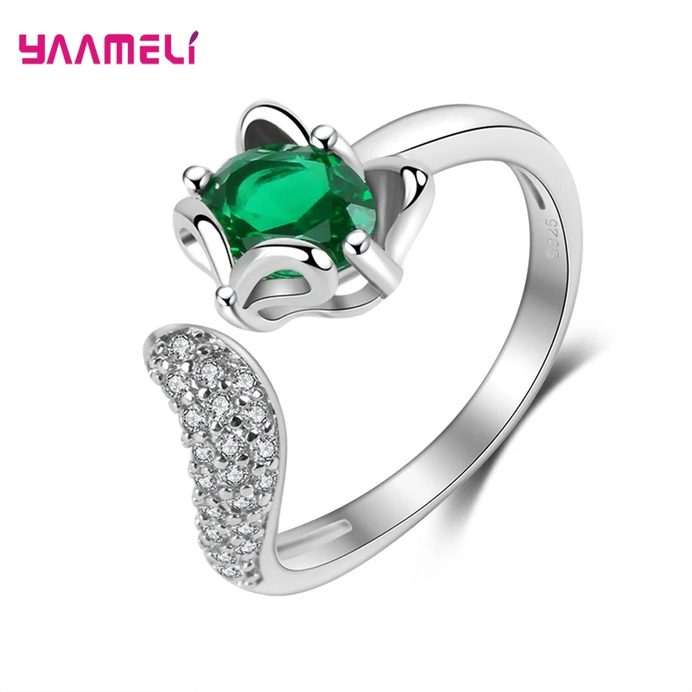 7 Designs Fashion Women Finger Band Rings 925 Sterling Silver Jewelry for Wedding Engagement Gift Female Anillos Adjustable Size