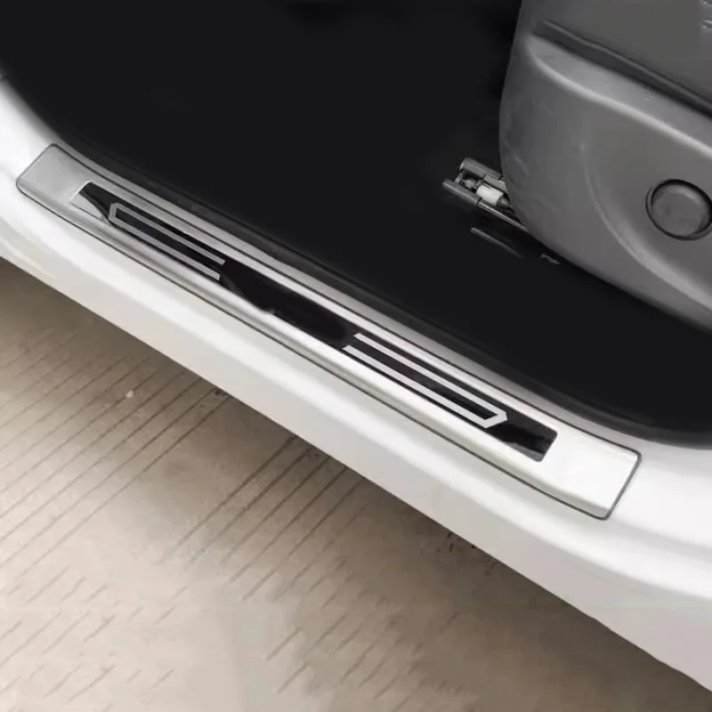 Door Sill Scuff Plate Welcome Pedal Stainless Steel Pad Guard Threshould Car Styling Accessories For Haval DARGO 2021-2023 2024