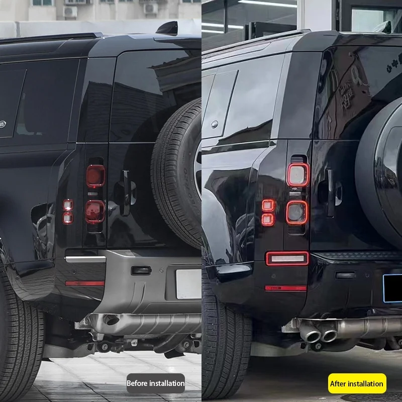 중지 신호 용 빨간색 테일 라이트 램프는 Land Rover Defender 2020-2025 용 Defender Led 브레이크 라이트에 직접 적합합니다.